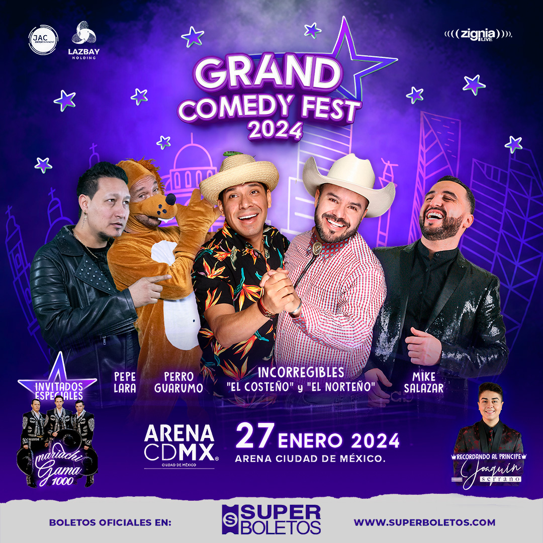 Grand Comedy Fest en Arena CDMX 2024