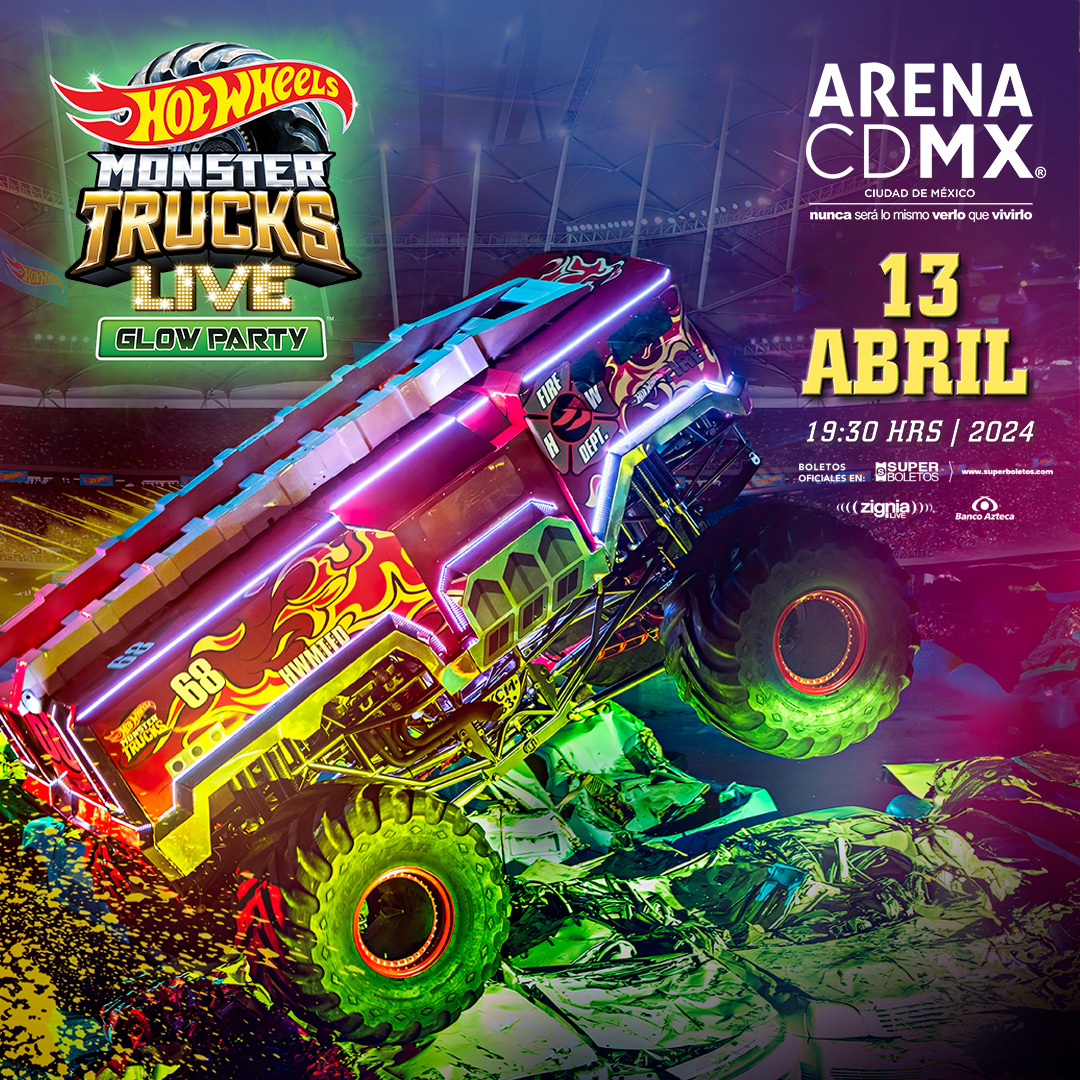 Hot Wheels Monster Truck en Arena CDMX 2024