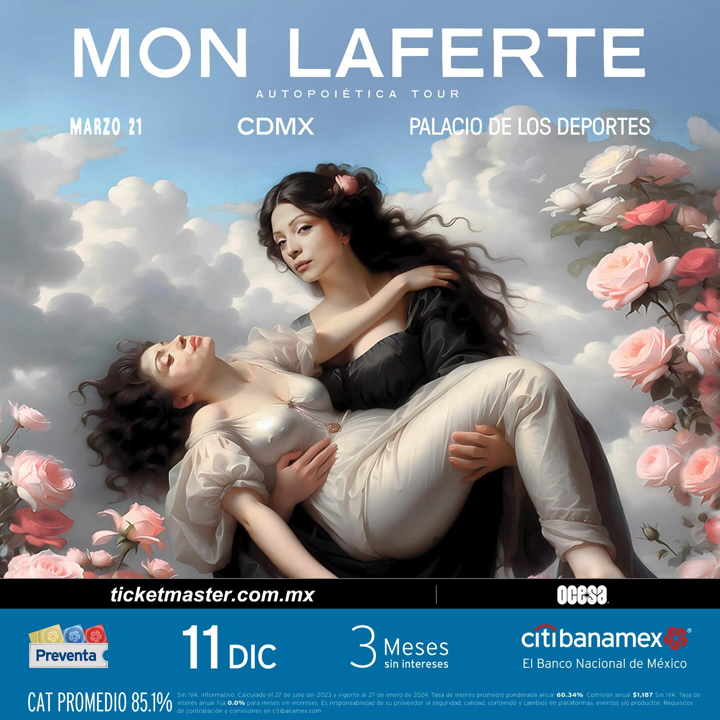 Conciertos en Mexico Mon Laferte en concierto Palacio de los Deportes